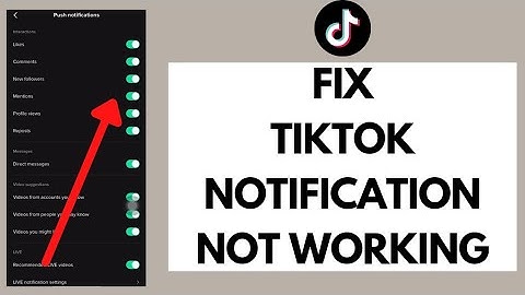 How To FIX TikTok Notifications Not Working (2022) | Fix TikTok Notifications Not Showing up
