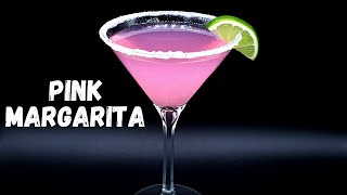 Pink Margarita | Easy 4 Ingredients Cocktail Recipe