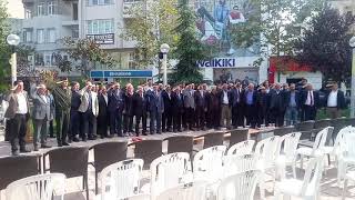 Karasu İlçe protokolü Mehmetçiğe Asker selamı ile destek verdi ..