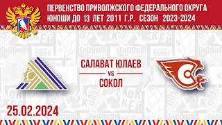 25.02.2024 11:15 Салават Юлаев 2011 Уфа - Сокол 2011 Новочебоксарск