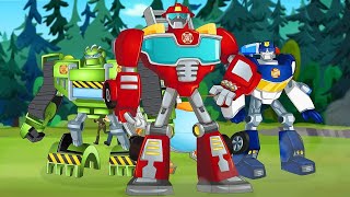 The Rescue Bots Arrive! | Rescue Bots | Season 3 Episode 3 | Kids Cartoon | Transformers Junior