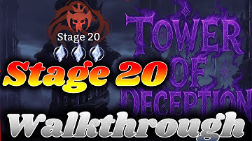 Tower of Deception Stage 20 Guide | Full Walkthrough & Strategy | Watcher of Realms