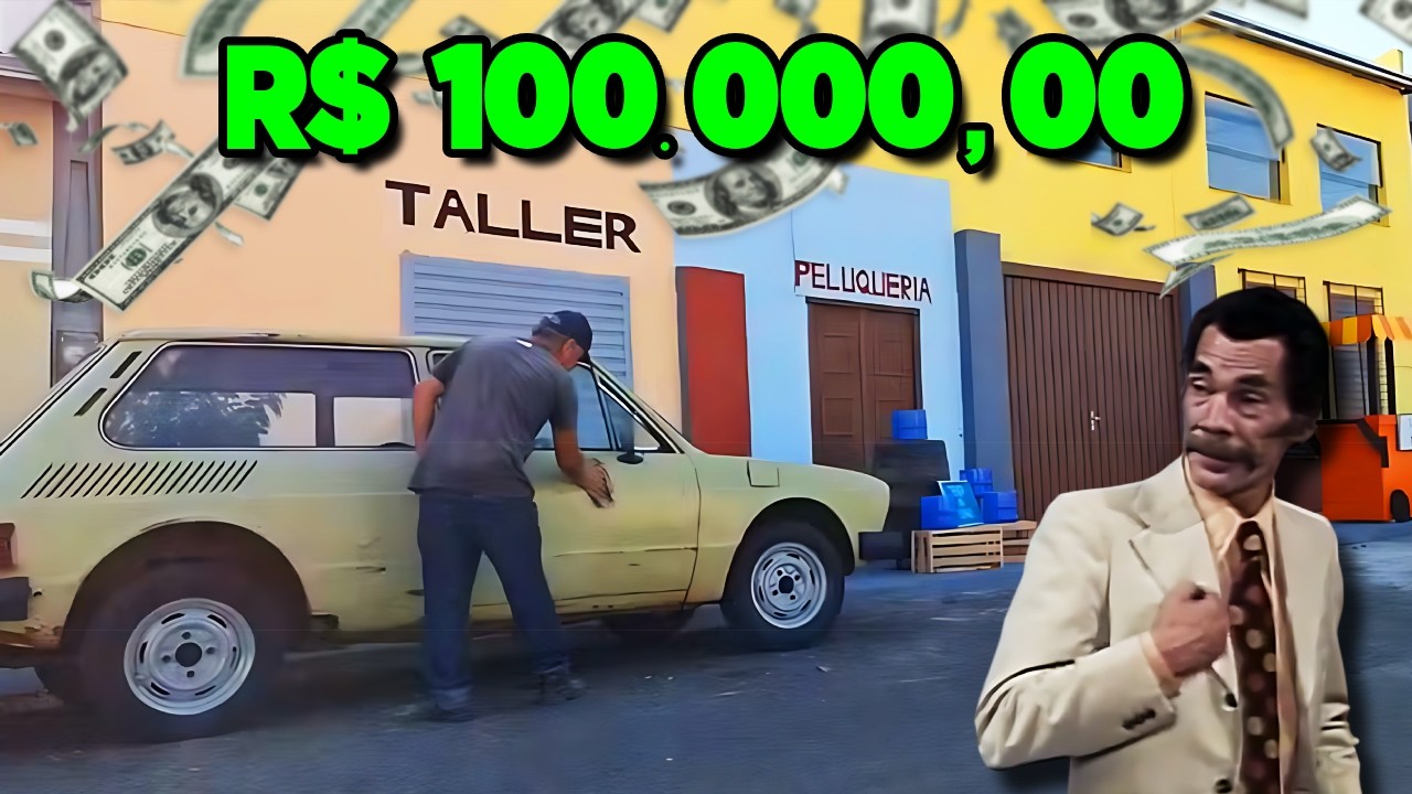 Ele gastou mais de 100 MIL REAIS para fazer a sua PRÓPRIA VILA DO CHAVES!