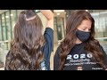 How to install hand tied hair extensions! Waterfall method |invisible bead method | NBR