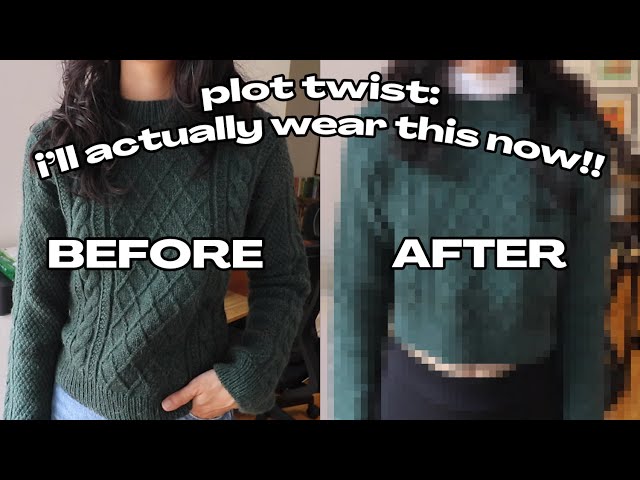 knit flip my moby sweater with me | knit with me vlog 🧶 - YouTube