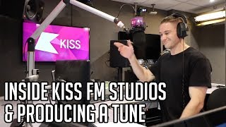 INSIDE KISS FM STUDIOS, LONDON & PRODUCING A TUNE WITH DOTS PER INCH