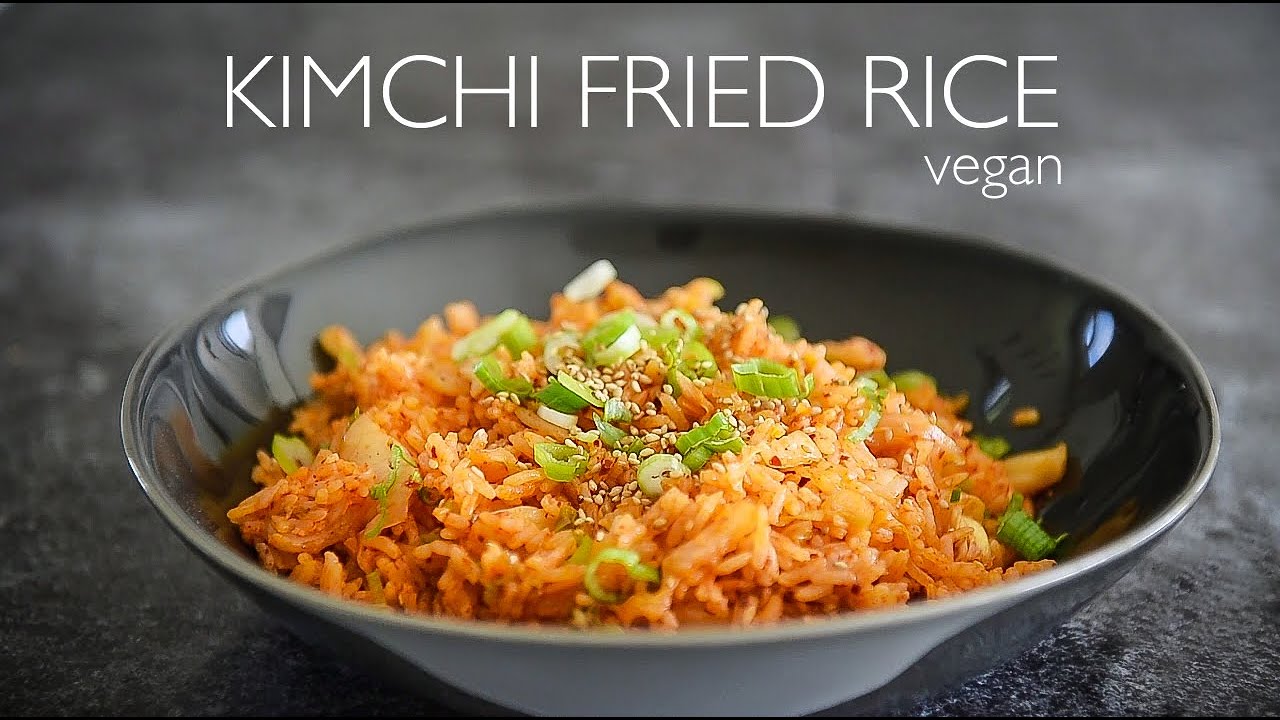 Download EASY KIMCHI FRIED RICE RECIPE | SUPER FAST + SUPER TASTY!