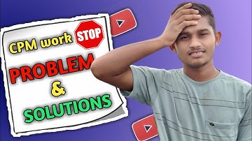 Cpm work stop | Cpm work earning stop problem and solution @OfficialSachinDevkate @UBrandc