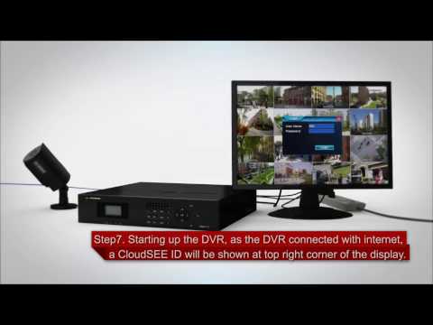 Jovision CloudSee DVR Operation Demo Video