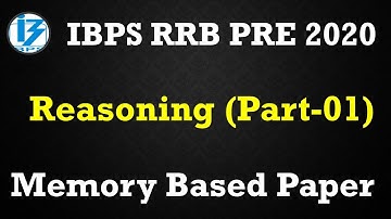 IBPS RRB PRE 2020 REASONING || PREVIOUS YEAR PAPER DISCUSSION || BY DHRUVASIR