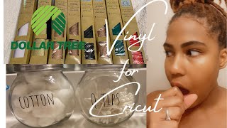 Dollar tree permanent vinyl review| crafters square vinyl for circuit| dollar tree cricut hacks|