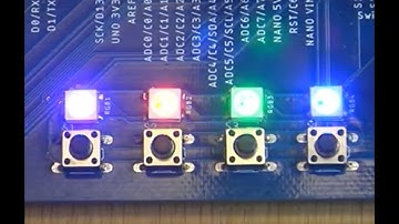Serially-Controlled LEDs made easy with the Microcontroller Trainer
