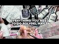 Everything you need to do polygel nails  affordable nail supplies  nail haul