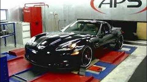 APS Twin Turbo Corvette C6 Z06 Dyno