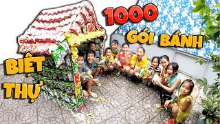 Tony | Xây Biệt Thự Bim Bim Khổng Lồ - Build Villa With 1000 Package Of Cakes