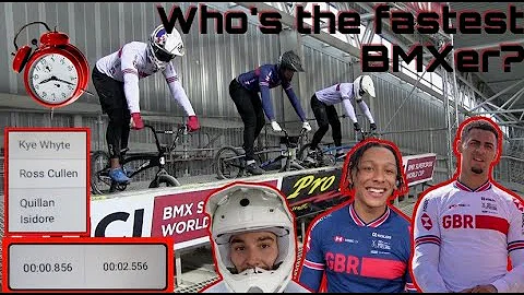 Who's The Fastest BMX Starter? Ft Kye Whyte & Ross...