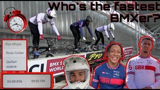 Who's The Fastest BMX Starter? Ft Kye Whyte & Ross Cullen