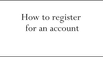 Registering for an account with MyWCOnline
