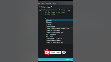 How To Print Hello World in Python 💖👌#shorts   #python