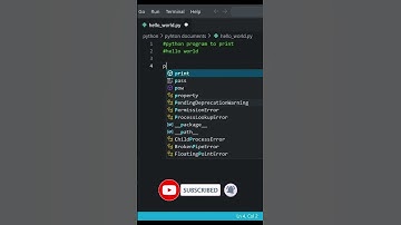 How To Print Hello World in Python 💖👌#shorts   #python