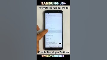 HOW TO ENABLE /DEVELOPER MODE ON SAMSUNG GALAXY J6 - OEM UNLOCK & USB DEBUGGING - DEVELOPER MODE