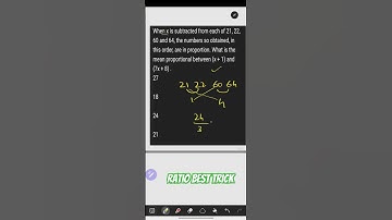 When x is subtracted from each of 21, 22, 60 and 64, the numbers so obtained, in malayalam ssc rrb