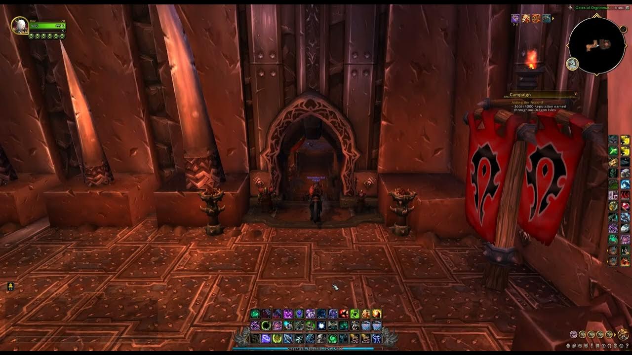 Orgrimmar portal to dragon isles wow dragonflight youtube