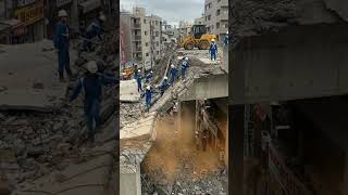 Workers Fall During Shocking Bridge Demolition Fail!