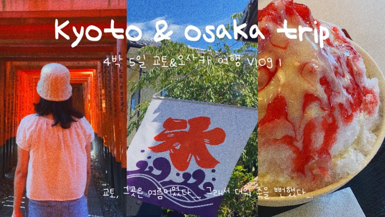 교토 여행 vlog | 교토, 여름이었다.. 지브리 감성 가득한 교토 브이로그 | 가와라마치,아라시야마, 교토투어