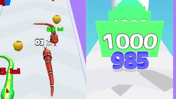 Number Master vs Sanke Evolution Run 3D - Max Level ( New Update ) All Levels, No Add