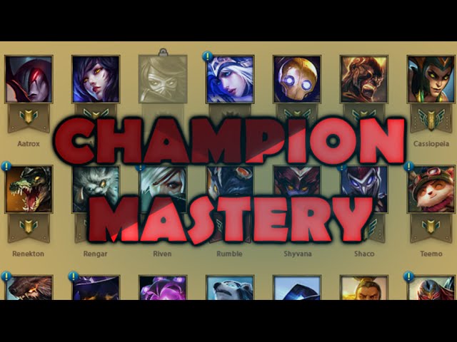 Forventning hun er Eller enten CHAMPION MASTERY Explained - League of Legends - YouTube