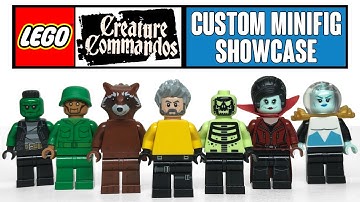 LEGO CREATURE COMMANDOS Custom Minifig Showcase