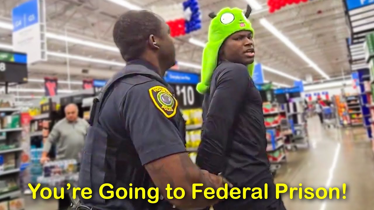 Rookie Cop Detains Me for Shopping at Walmart..