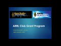ARRL Club Grants Webinar Tranche 2