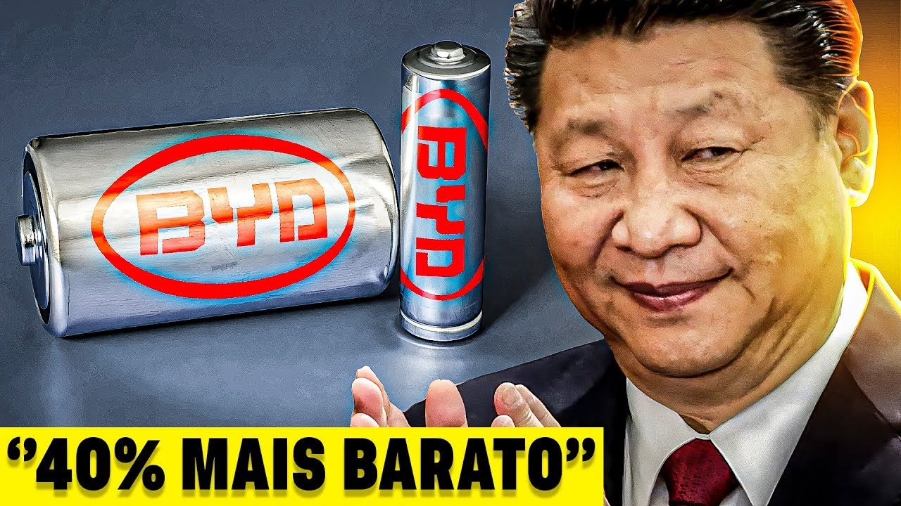 🚨 REVOLUÇÃO NA FABRICAÇÃO DE CARROS ELÉTRICOS E BATERIAS: TESLA OU BYD? QUEM GANHA ESSA? CONSUMIDOR?
