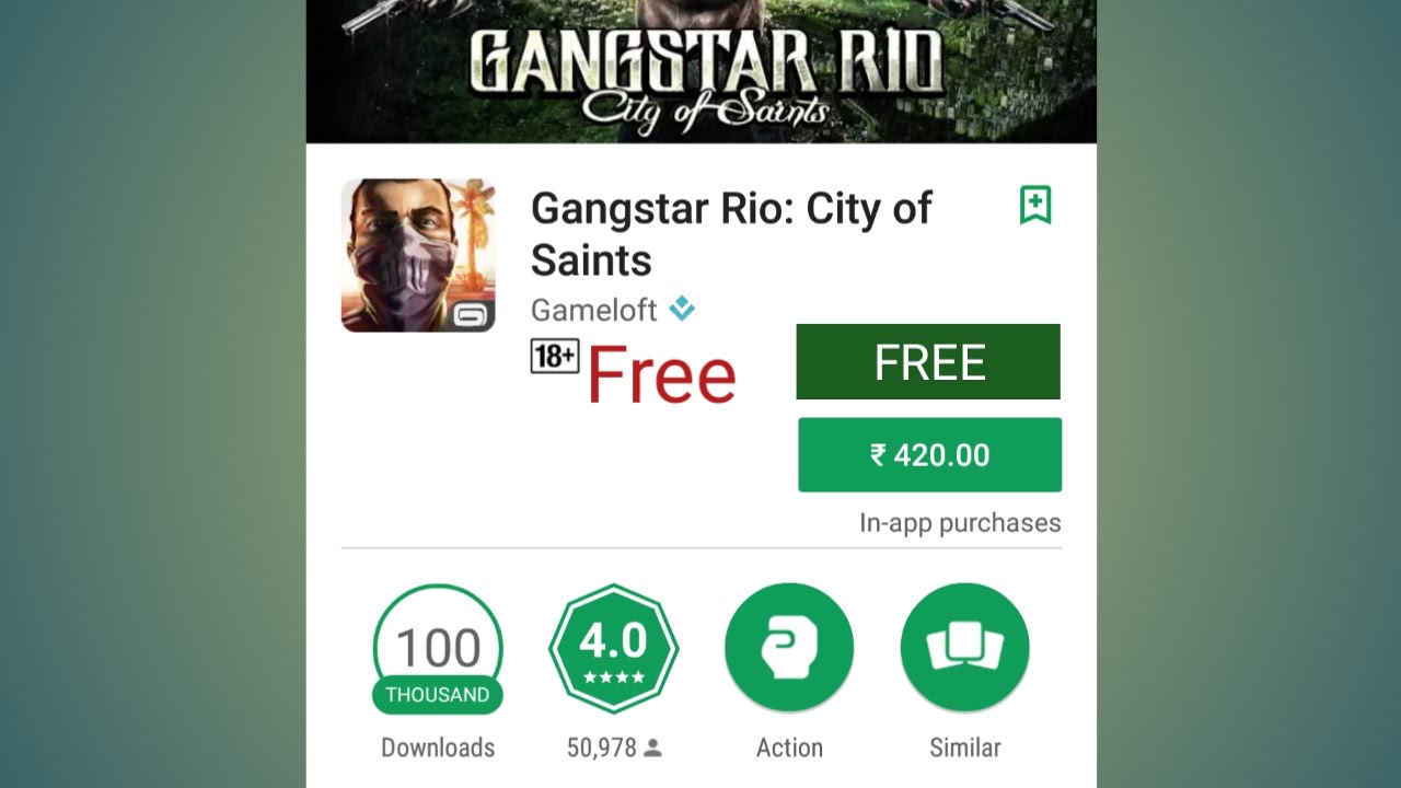 gangstar rio city of saints apk download