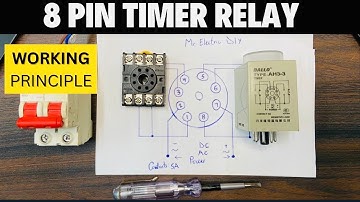 8 Pin Timer Relay Working and Connection Diagram @Mr.Electricdiy