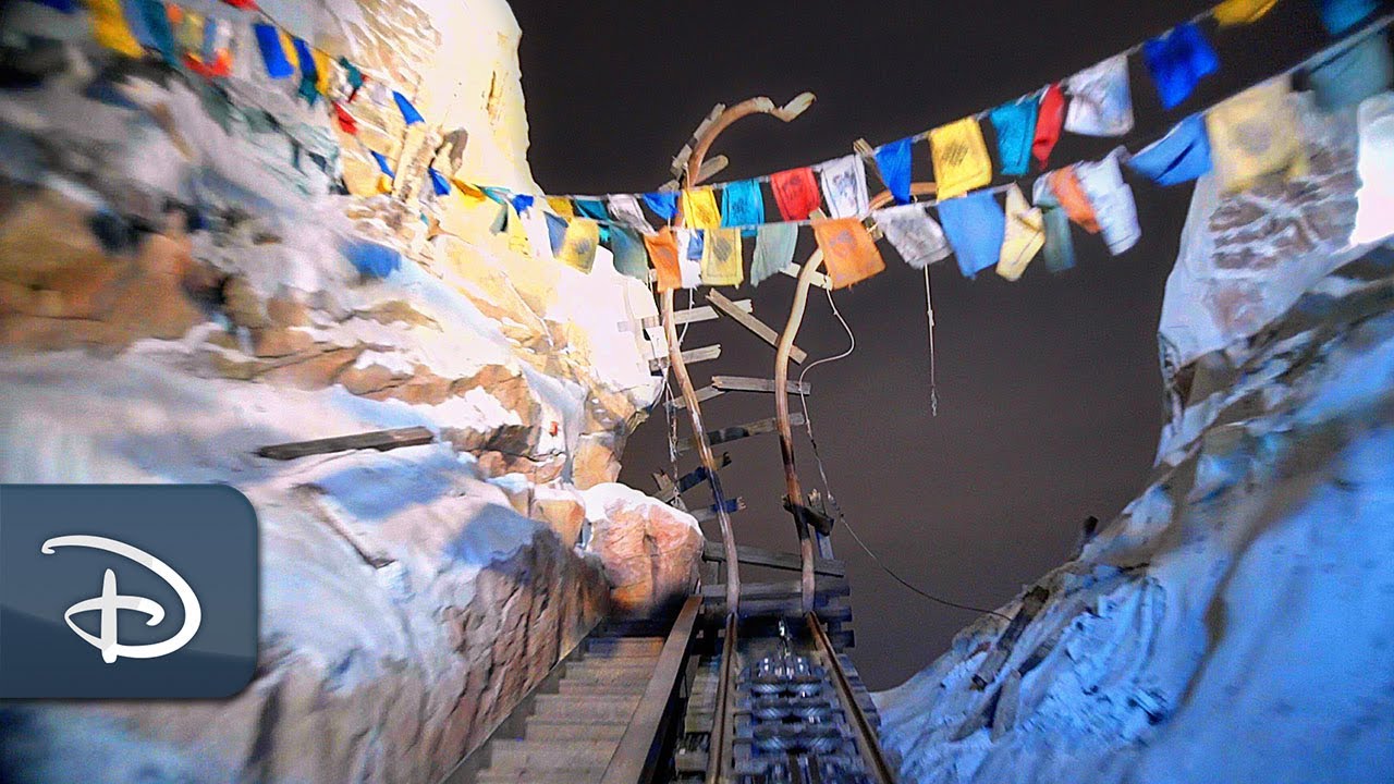 The mountain looms...embark on an adventure at Expedition Everest!