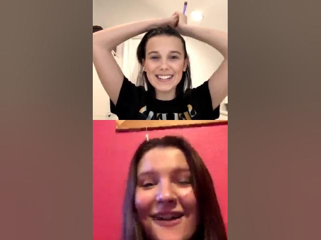 Millie Bobby Brown - Instagram Livestream 07-11-2019 