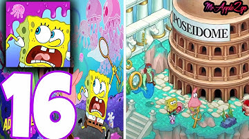 SpongeBob Adventures: In a Jam - Gameplay Walkthrough Part 16 - The Big POSEIDOME! (iOS, Android)