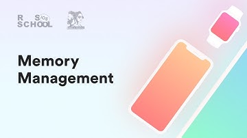 iOS RSSchool 2020. Memory management