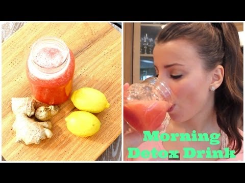 watermelon-ginger-detox-drink:-morning-cleanse