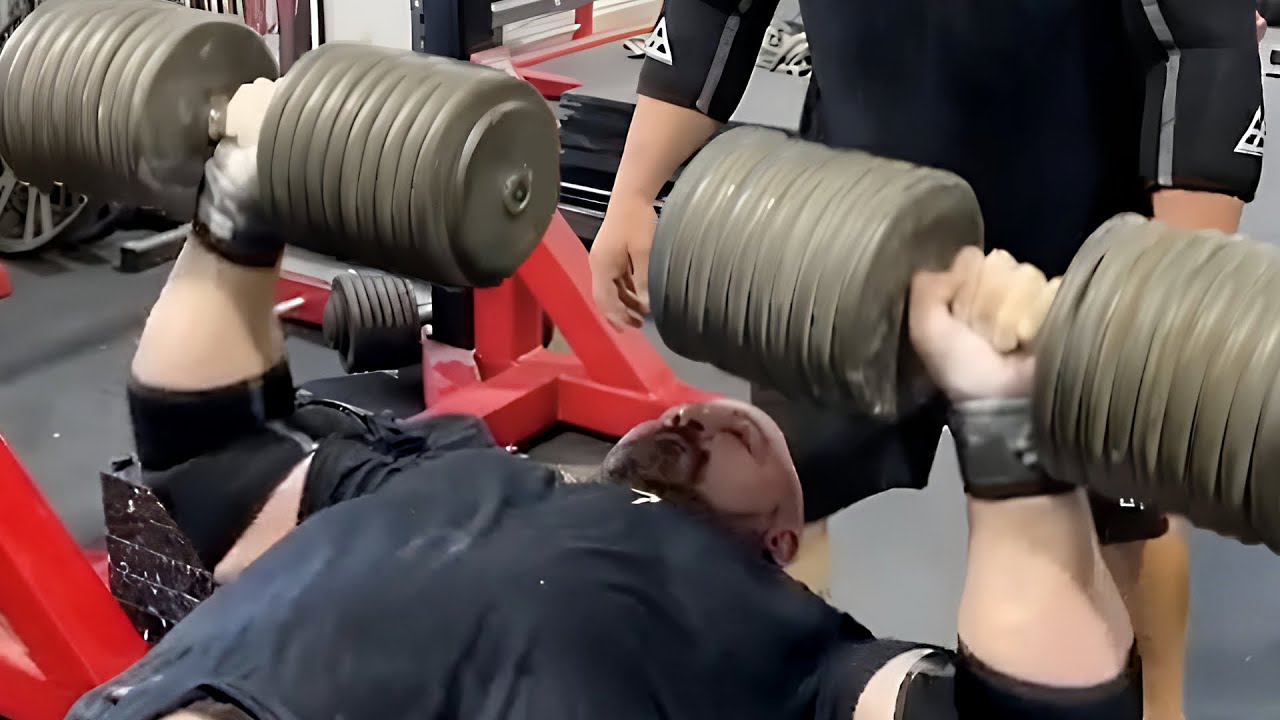 Big Brian Shaws Heaviest Dumbbell Press Ever YouTube Big brian shaws heaviest dumbbell press ever youtube