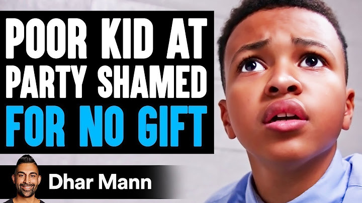 POOR KID At Party SHAMED FOR NO GIFT | Dhar Mann