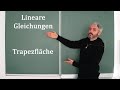 Lineare Gleichungen: Trapezfläche • Algebra