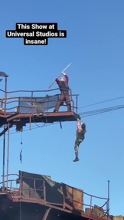 This Show at Universal Studios is INSANE! 🔥😱 #shorts