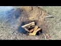 Как сделать древесный уголь своими руками в лесных условиях
