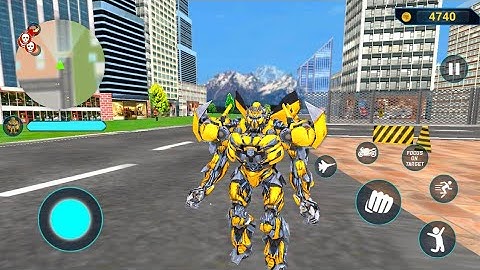 Multiple Transformation Jet Robot Car Game 2023 - Android Gameplay