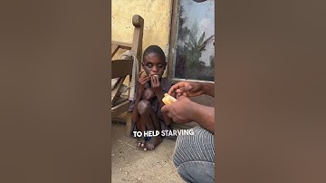 He travels to help feed starving children ❤️