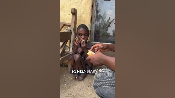 He travels to help feed starving children ❤️